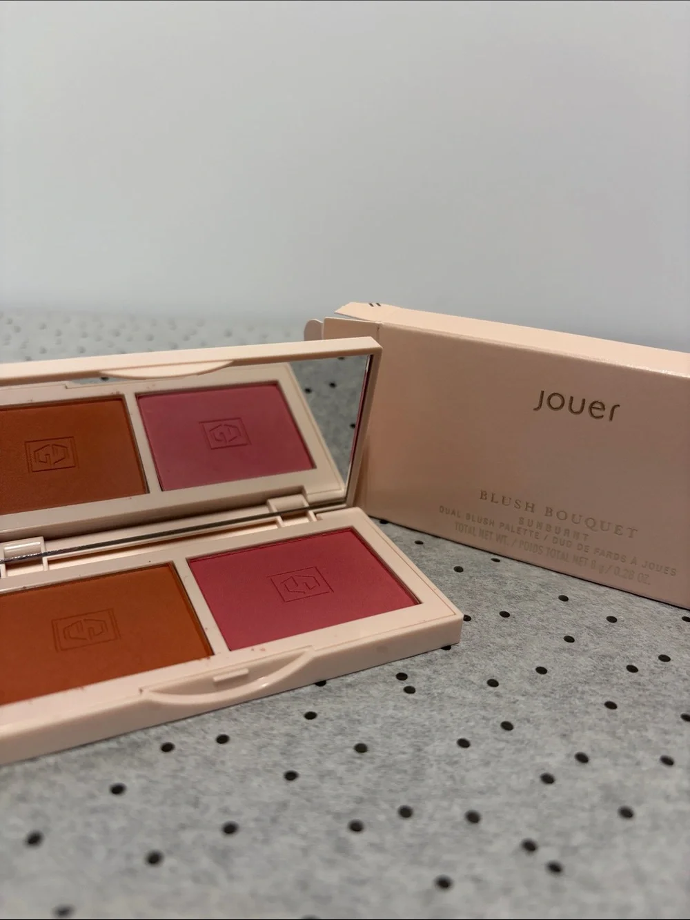 jouer Blush Bouquet Dual Palette sunburst— Brule and bisou new